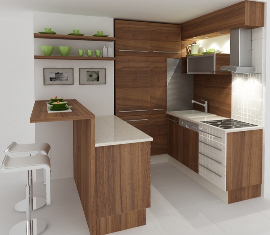 Дизайн Шкафов Для Маленькой Кухни