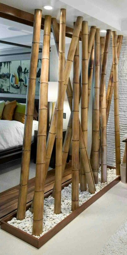 Перегородки с использованием бамбука