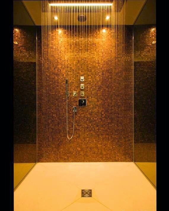 Теплый дизайн ванной комнаты
